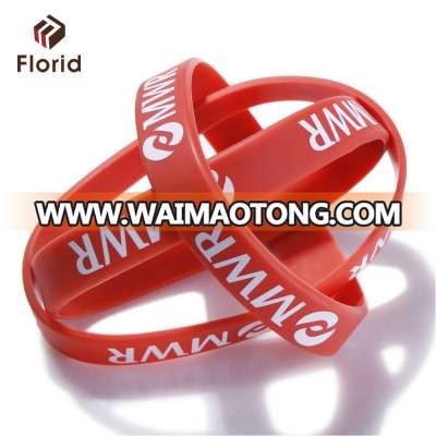 Rubber Silicone Good Quality personalized silicone wristband with personalized logo for men