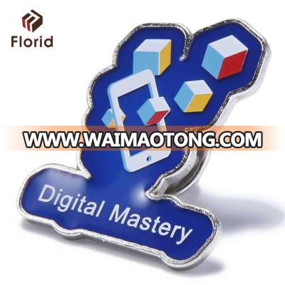 China factory professional custom cheap plastic name badge reusable holder