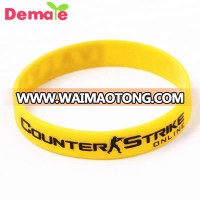 Wholesale China Factory Cheap silicon wristband fashion silicone bracelets